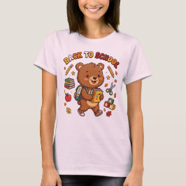 Süßer Bär zurück zur Schule-Abenteuer T-Shirt