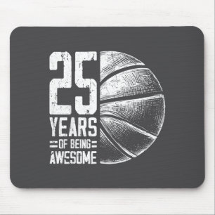 Süßer Basketballspieler 25 Jahre alter Basketball Mousepad