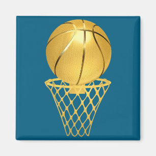 Süßer Basketballspieler-Trophäe Spiel Trainer Spor Magnet
