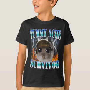 Süßer Bauchweh-Überlebender Hamster Meme T-Shirt