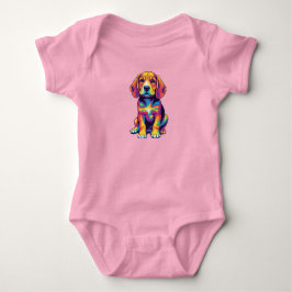 Süßer Beagle Baby Strampler
