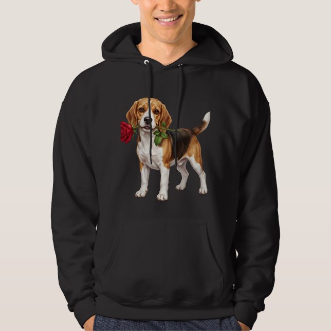 ‏Süßer Beagle-Hund Hoodie (Vorderseite)