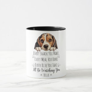 Süßer Beagle-Hund Lustig Maßgeschneidert Tasse