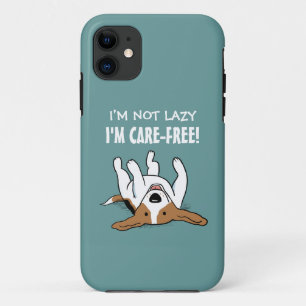 Süßer Beagle - Hund mit individuellem Text Case-Mate iPhone Hülle
