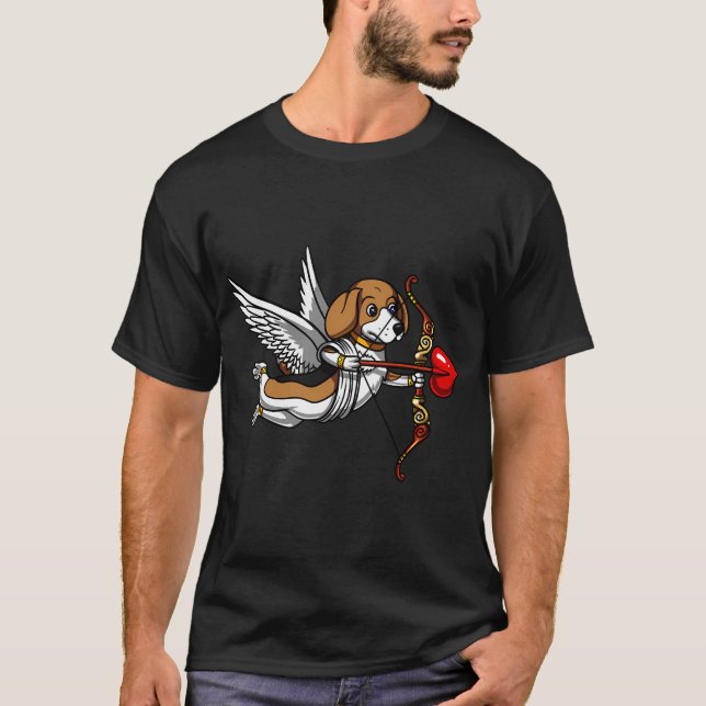 Süßer Beagle-Hund T-Shirt (Vorderseite)