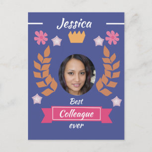 süßer bester Kollege ever  bester Mitarbeiter - Jo Postkarte