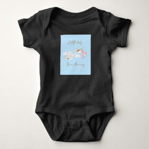 Süßer blauer Enten-Baby-Body Baby Strampler