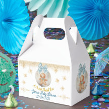 Süßer blauer Lebkuchenjungen-Christbaumschmuck-Bab