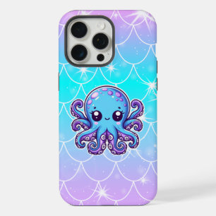 Süßer blauer Oktopus iPhone 15 Pro Max Hülle