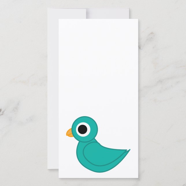 Süßer blauer Vogel (Vorderseite)