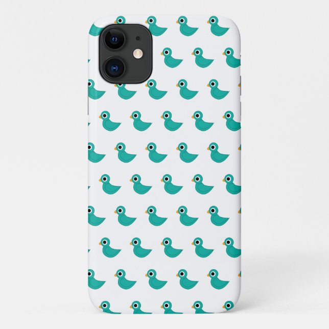 Süßer blauer Vogel Case-Mate iPhone Hülle (Rückseite)