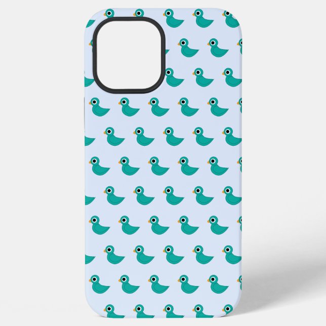Süßer blauer Vogel iPhone 12 Pro Max Hülle (Rückseite)
