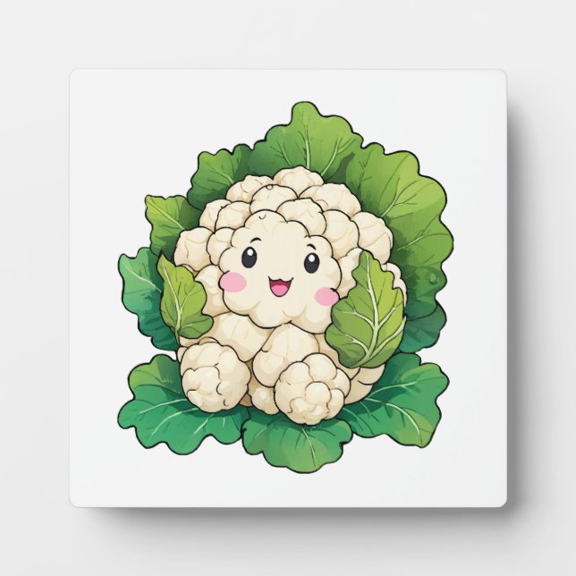 Süßer Blumenkohl Fotoplatte (Vorderseite)