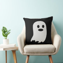 Süßer Boo Halloween-Wurfkissen