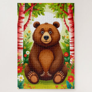 Süßer Brauner Bär Cartoon