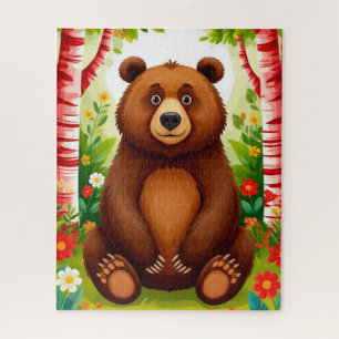 Süßer Brauner Bär Cartoon