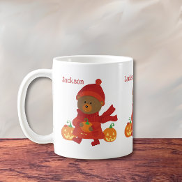 Süßer Brauner-Bär-Kind Herbst Tasse