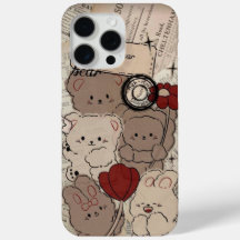 Süßer brauner Teddybär iPhone-Hülle 🐻📱 – Weich,