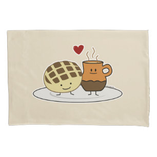 Süßer Brot-heiße Schokoladen-Pan dulce Mexikaner Kissenbezug