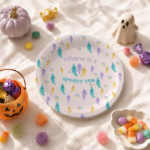 Süßer bunter Halloween-Geist Geburtstag