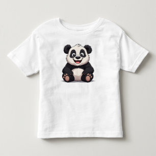 Süßer Cartoon-Baby-Panda Kleinkind T-shirt