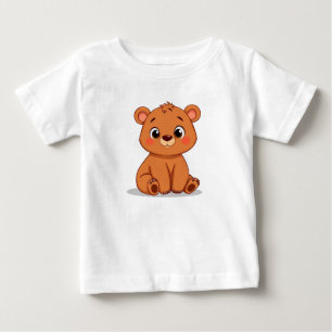 🧸 Süßer Cartoon-Bär-Baby-Tier-Geschenk ✨ Baby T-shirt