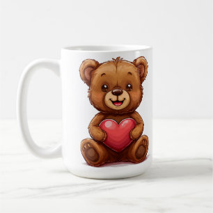 Süßer Cartoon-Bär Kaffeetasse