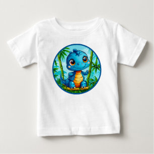 Süßer Cartoon-Dinosaurier Baby T-shirt