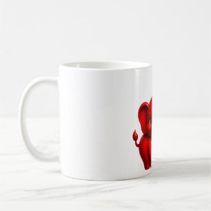 Süßer Cartoon-Elefant Kaffeetasse