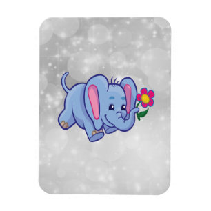 Süßer Cartoon-Elefant Magnet
