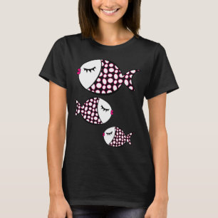 Süßer Cartoon-Fisch T-Shirt