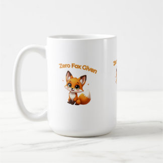 Süßer Cartoon-Fuchs – Anbetungswürdiger Kawaii-Sti Kaffeetasse