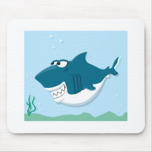 süßer Cartoon-Hai Mousepad