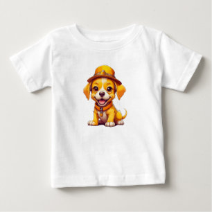 Süßer Cartoon-Hund Baby T-shirt