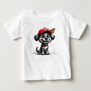 Süßer Cartoon-Hund Baby T-shirt