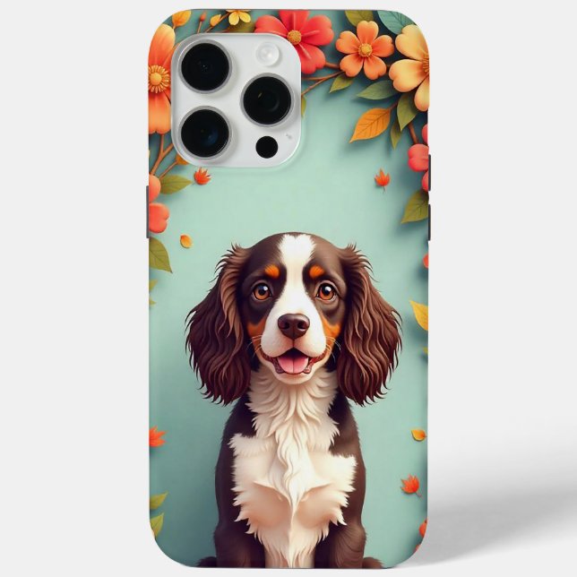 🐕 Süßer Cartoon-Hund mit glücklichem Gesichtsausd Case-Mate iPhone Hülle (Rückseite)