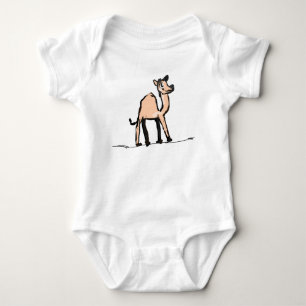Süßer Cartoon-Kamel-Baby-Body Baby Strampler