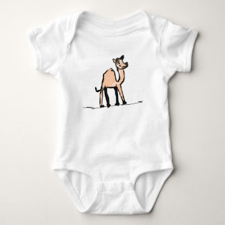 Süßer Cartoon-Kamel-Baby-Body Baby Strampler