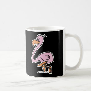 süßer Cartoon rosa Flamingo Kaffeetasse