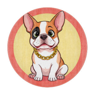 Süßer Cartoon-Welpe Schneidebrett