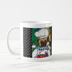 Süßer Chef Pug Becher Kaffeetasse