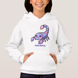 Süßer Chibi-Skorpion-Tierkreis Hoodie