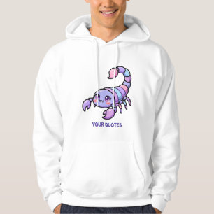Süßer Chibi-Skorpion-Tierkreis Hoodie