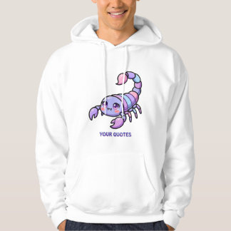 Süßer Chibi-Skorpion-Tierkreis Hoodie
