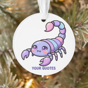 Süßer Chibi-Skorpion-Tierkreis Ornament