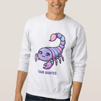Süßer Chibi-Skorpion-Tierkreis Sweatshirt
