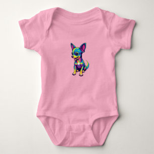 Süßer Chihuahua Baby Strampler