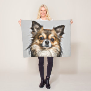 Süßer Chihuahua Fleecedecke