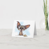Süßer Chihuahua-Welpen-Cartoon