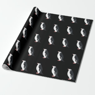 Süßer Chinstrap-Pinguin Lustiges Antarktistier Lie Geschenkpapier
